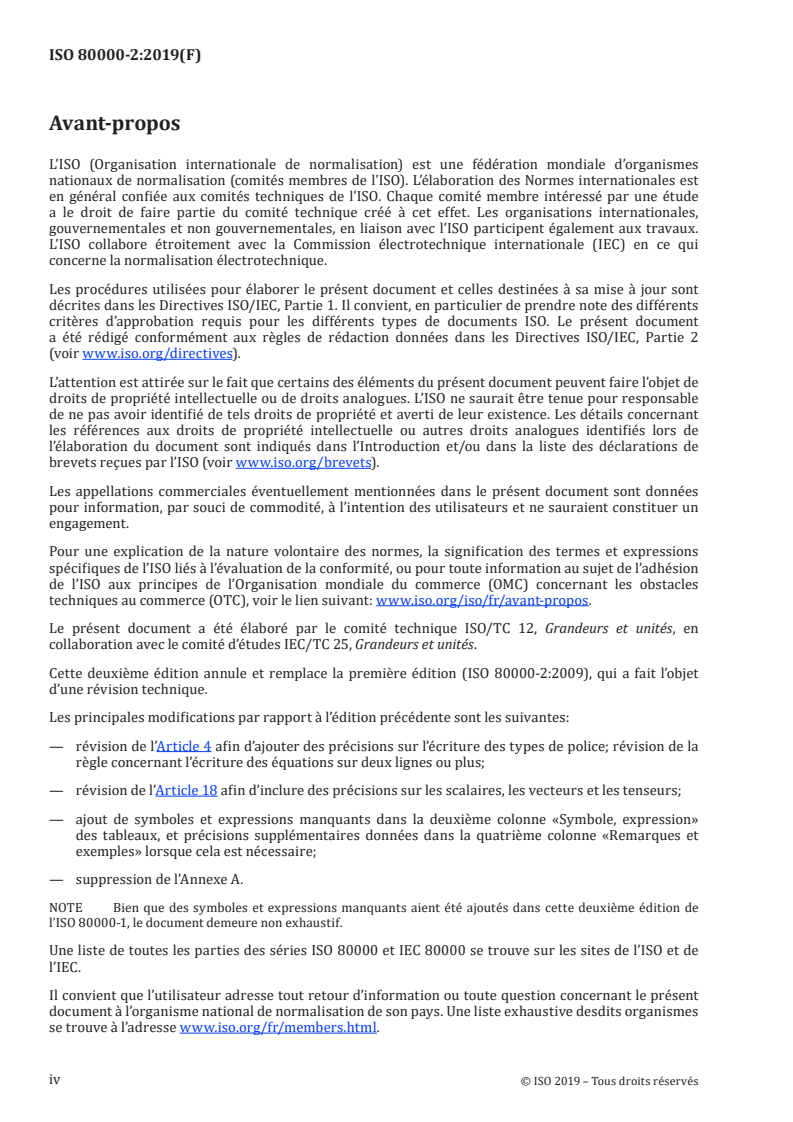 ISO 80000-2:2019 ISO 80000-2:2019 - Grandeurs et unités — Partie 2: Mathématiques/3/2021 - Page 4 preview