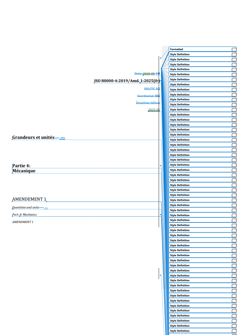 REDLINE ISO 80000-4:2019/Amd 1:2025 - Grandeurs et unités — Partie 4: Mécanique — Amendement 1
Released:24. 07. 2025
