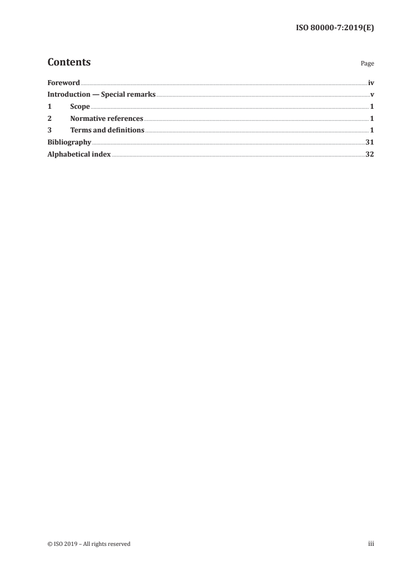 SIST ISO 80000-7:2020 ISO 80000-7:2019 - Quantities and units — Part 7: Light and radiation/26/2019 - Page 3 preview