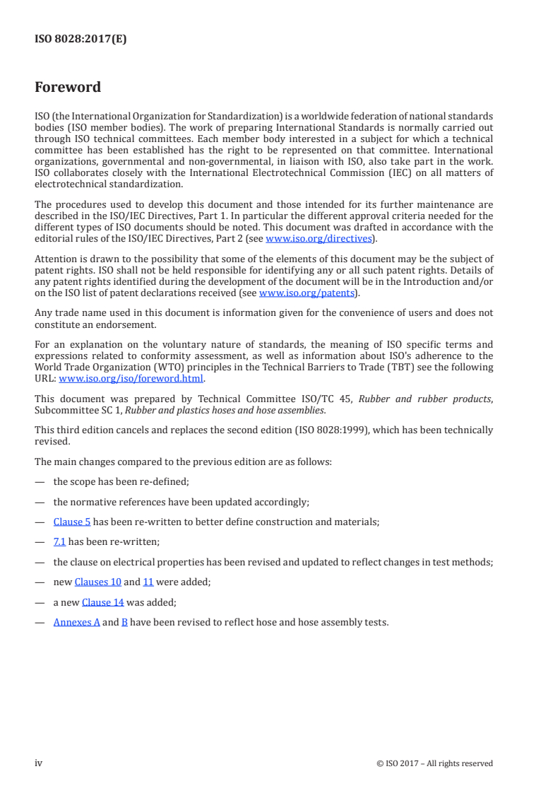 ISO 8028:2017 ISO 8028:2017 - Rubber and/or plastics hoses and hose assemblies for airless paint spraying — Specification/5/2017 - Page 4 preview