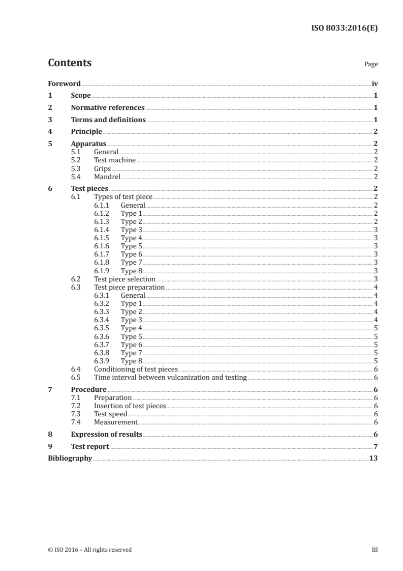ISO 8033:2016 ISO 8033:2016 - Rubber and plastics hoses — Determination of adhesion between components/13/2016 - Page 3 preview