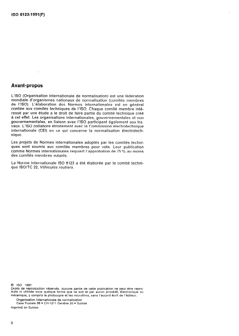 ISO 8123:1991 ISO 8123:1991 - Véhicules routiers — Pignons de démarreurs à diametral pitch/25/1991 - Page 2 preview