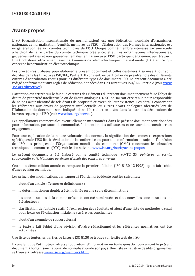 ISO 8130-12:2019 ISO 8130-12:2019 - Poudres pour revêtement — Partie 12: Détermination de la compatibilité/1/2019 - Page 4 preview