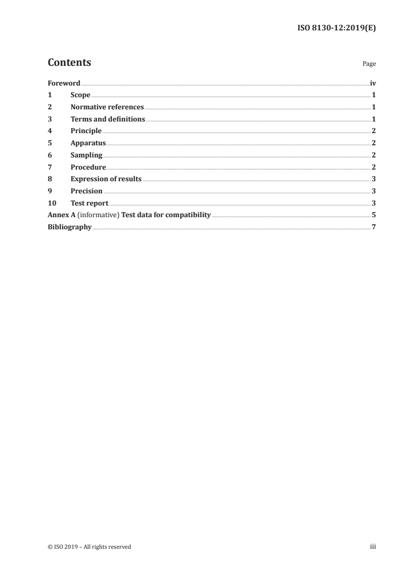 ISO 8130-12:2019 ISO 8130-12:2019 - Coating powders — Part 12: Determination of compatibility/1/2019 - Page 3 preview