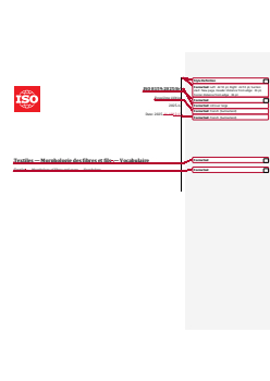 REDLINE ISO 8159:2025 - Textiles — Morphologie des fibres et fils — Vocabulaire
Released:19. 12. 2025 - Page 1 preview