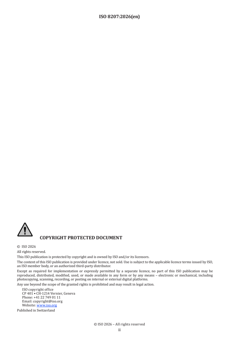 ISO 8207:2026 ISO 8207:2026 - Gas welding equipment — Specification for hose assemblies for equipment for welding, cutting and allied processes - Page 2 preview