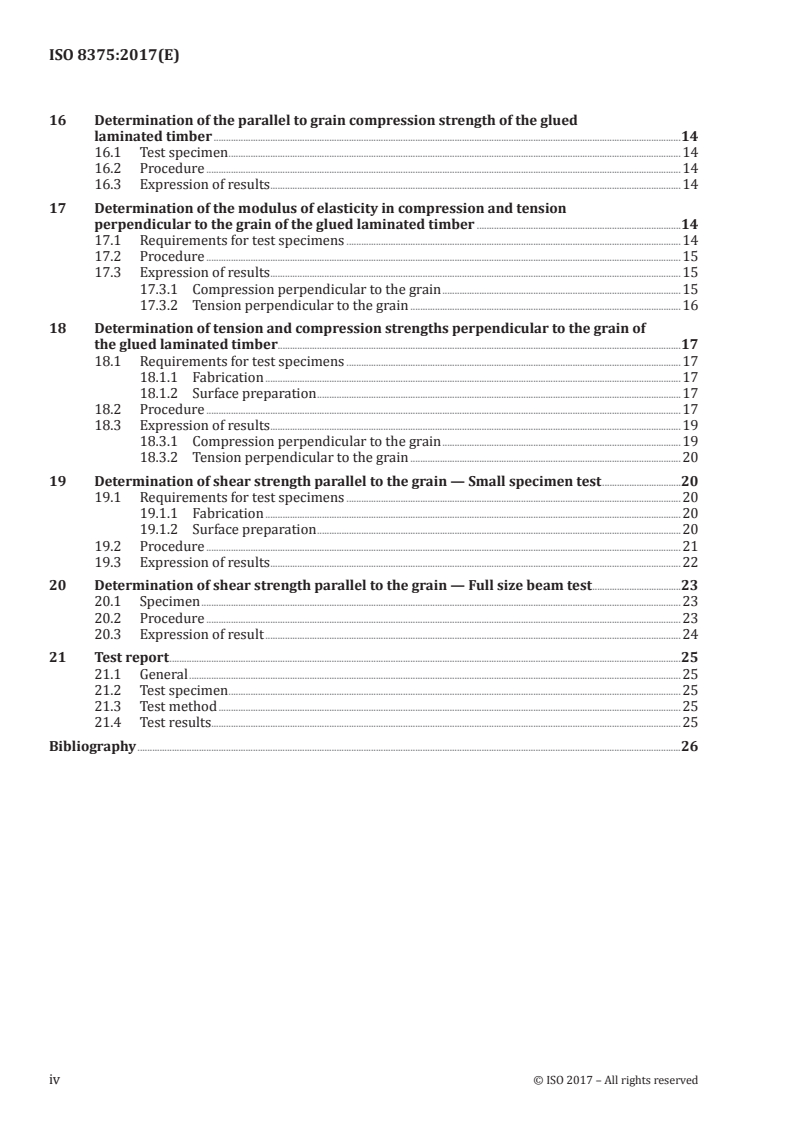ISO 8375:2017 ISO 8375:2017 - Timber structures — Glued laminated timber — Test methods for determination of physical and mechanical properties/30/2017 - Page 4 preview