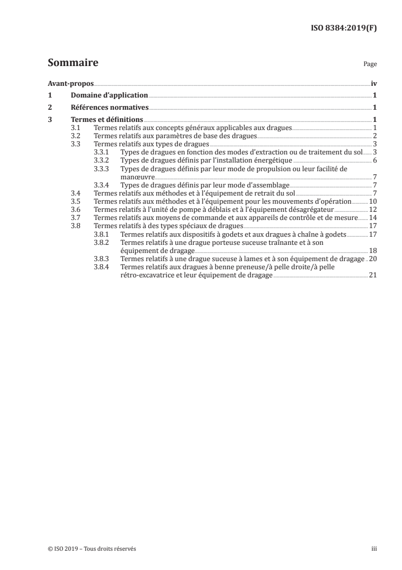 ISO 8384:2019 ISO 8384:2019 - Navires et technologie maritime — Dragues — Vocabulaire/16/2019 - Page 3 preview