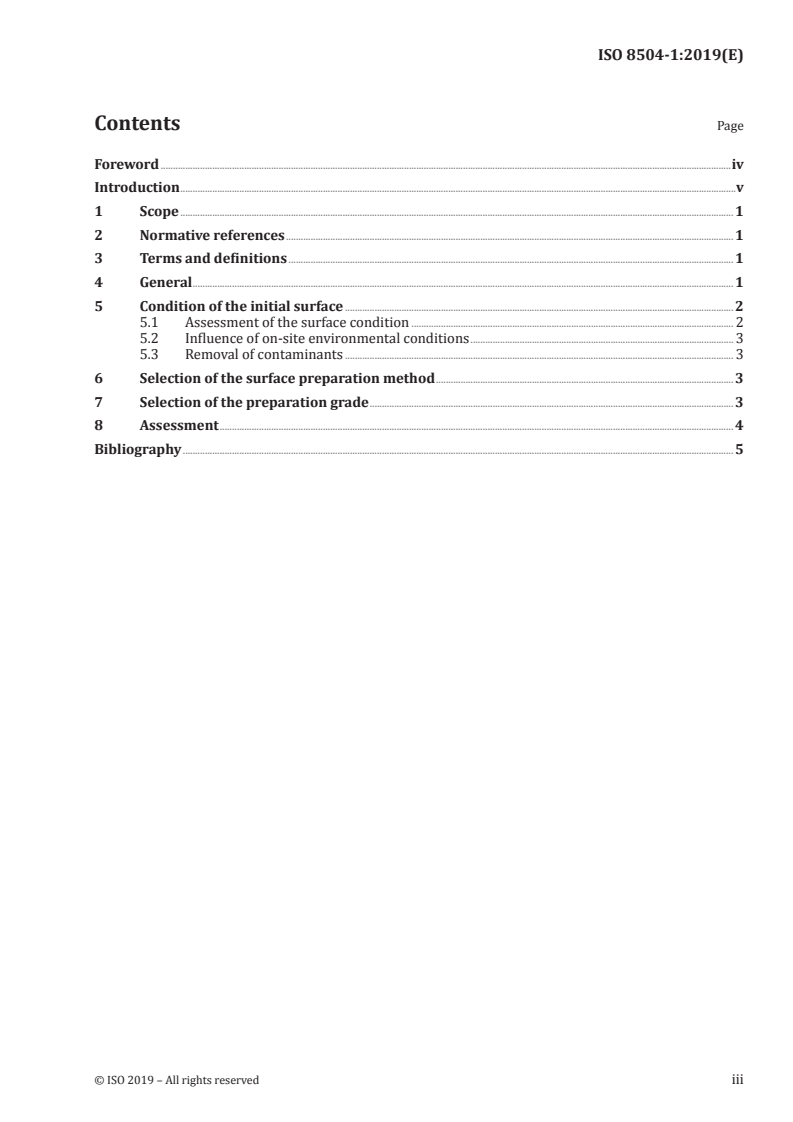 ISO 8504-1:2019 ISO 8504-1:2019 - Preparation of steel substrates before application of paints and related products — Surface preparation methods — Part 1: General principles
Released:10/31/2019 - Page 3 preview