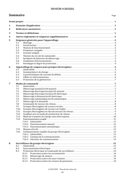 ISO 8528-4:2025 - Groupes électrogènes à courant alternatif entraînés par moteurs alternatifs à combustion interne — Partie 4: Appareillage de commande et de coupure
Released:10/10/2025 - Page 3 preview