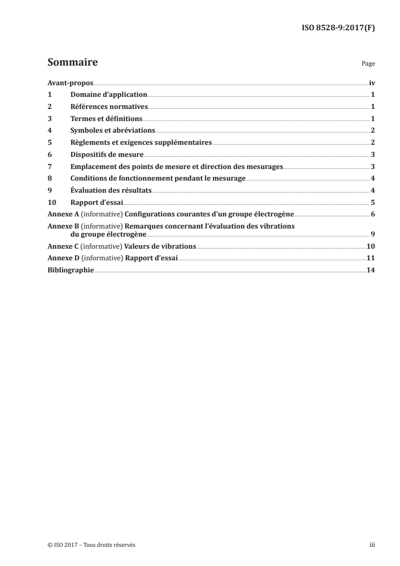 ISO 8528-9:2017 ISO 8528-9:2017 - Groupes électrogènes à courant alternatif entraînés par moteurs alternatifs à combustion interne — Partie 9: Mesurage et évaluation des vibrations mécaniques/21/2017 - Page 3 preview