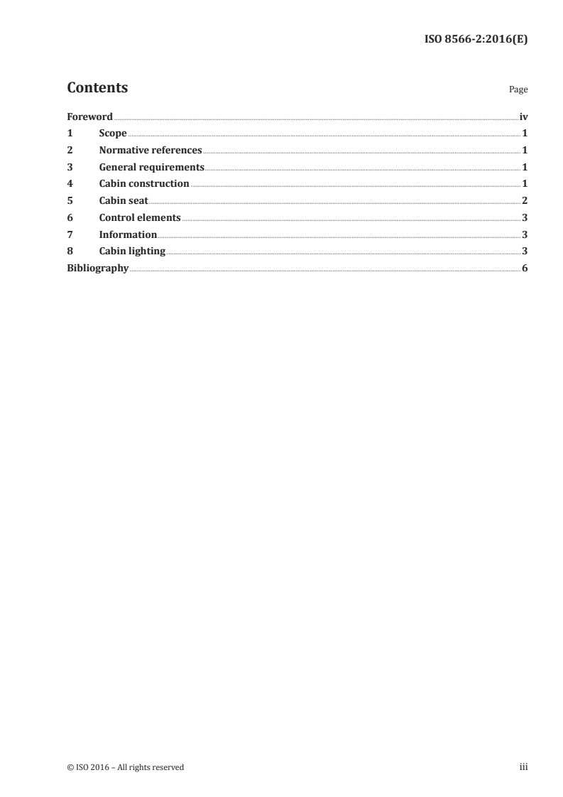 ISO 8566-2:2016 ISO 8566-2:2016 - Cranes — Cabins and control stations — Part 2: Mobile cranes/2/2016 - Page 3 preview