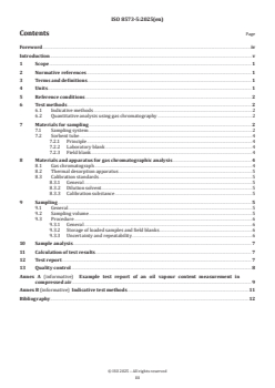ISO 8573-5:2025 - Compressed air — Contaminant measurement — Part 5: Oil vapour content
Released:9. 07. 2025 - Page 3 preview