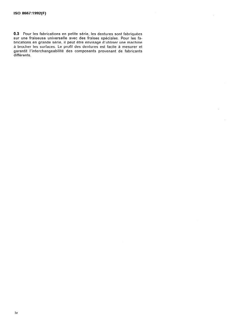 ISO 8667:1992 ISO 8667:1992 - Véhicules utilitaires et autobus — Brides de boîtes de vitesses à dents croisées, type T/8/1992 - Page 4 preview