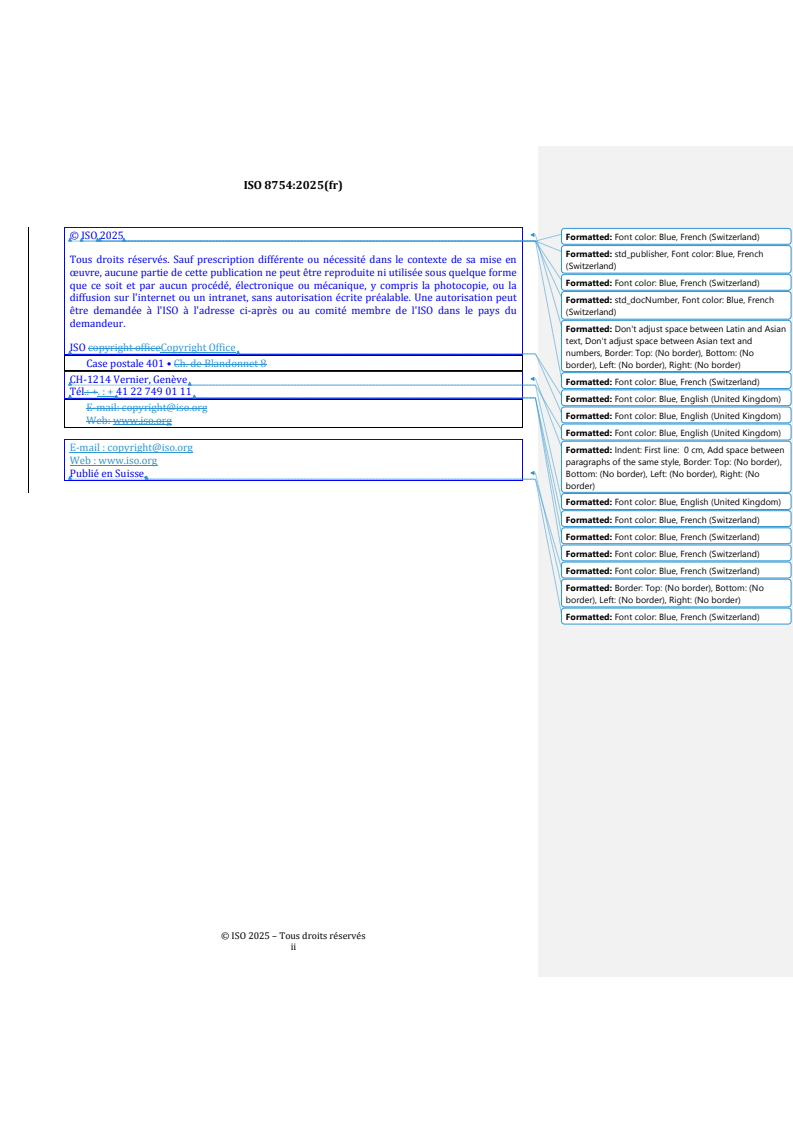 REDLINE ISO 8754:2025 - Produits pétroliers — Détermination de la teneur en soufre — Spectrométrie de fluorescence de rayons X dispersive en énergie
Released:18. 08. 2025