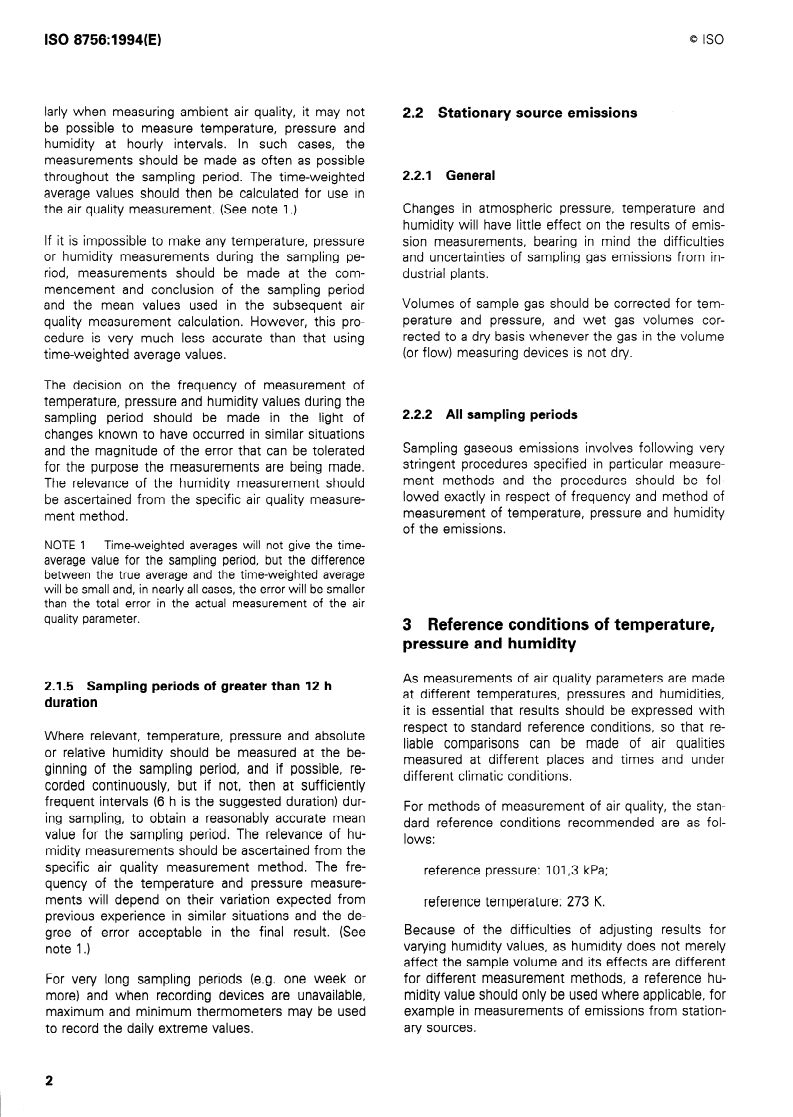 ISO 8756:1994 ISO 8756:1994 - Air quality — Handling of temperature, pressure and humidity data/20/1994 - Page 4 preview