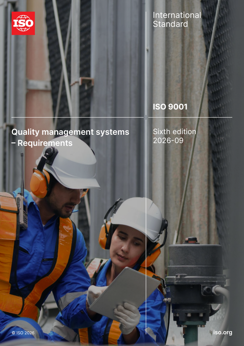ISO 9001:2026 ISO 9001:2026 - Quality management systems — Requirements - Page 1 preview