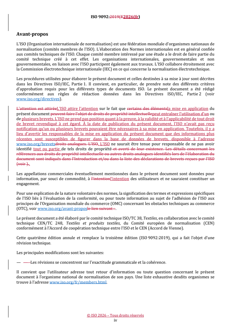 ISO 9092:2026 REDLINE ISO 9092:2026 - Nontissés — Vocabulaire - Page 4 preview