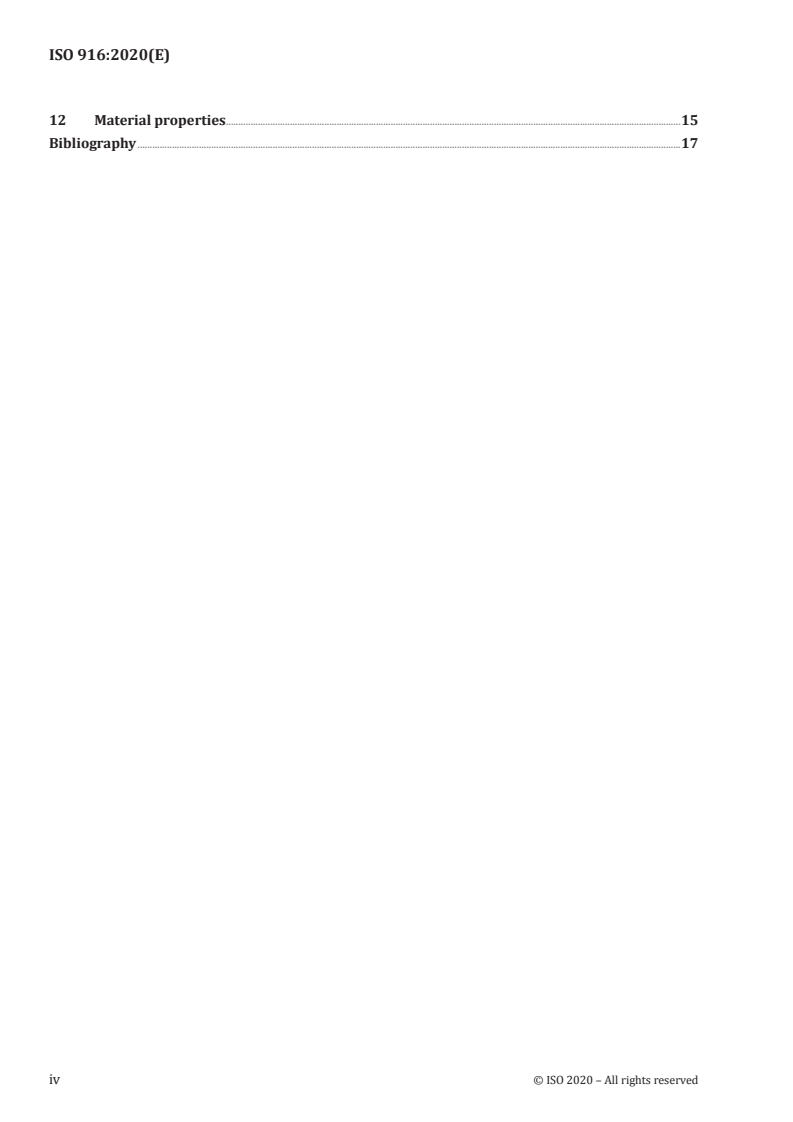 ISO 916:2020 ISO 916:2020 - Testing of refrigerating systems/21/2020 - Page 4 preview