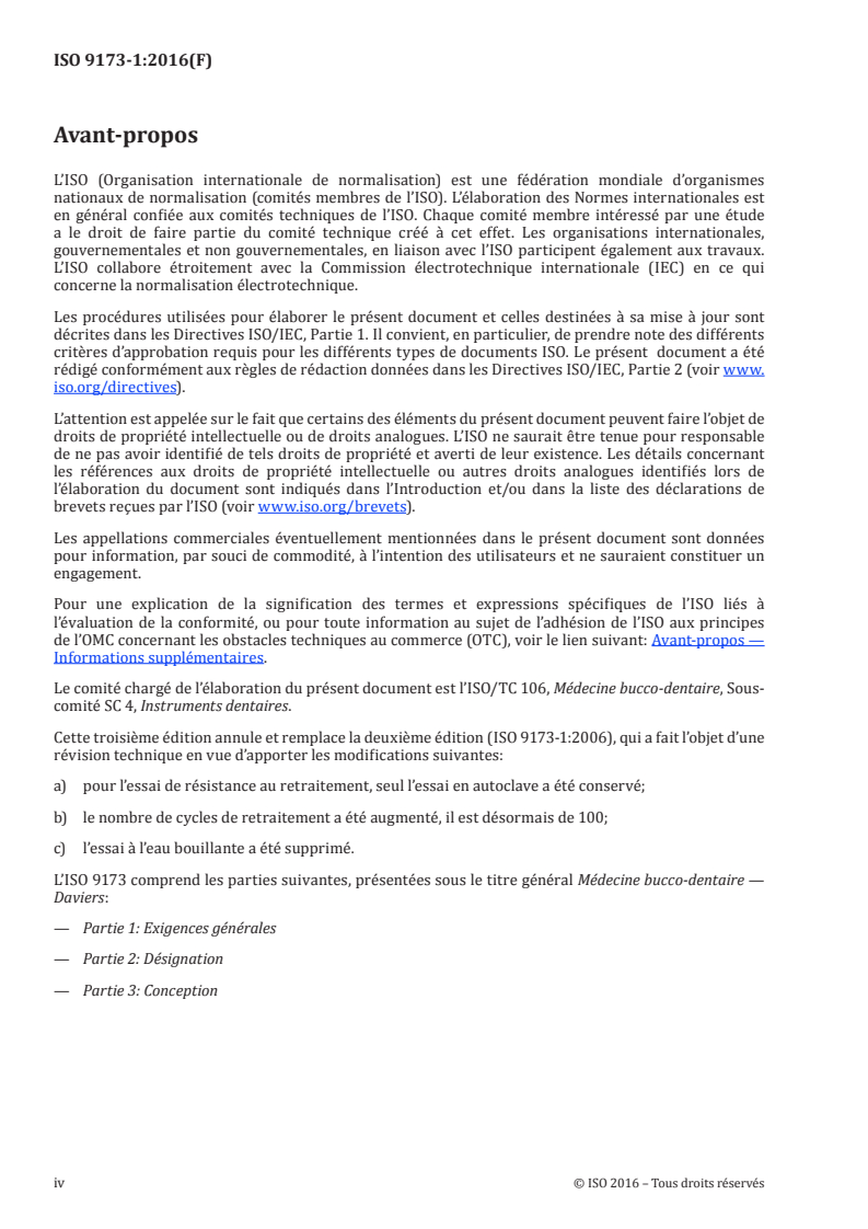 ISO 9173-1:2016 ISO 9173-1:2016 - Médecine bucco-dentaire — Daviers — Partie 1: Exigences générales/13/2016 - Page 4 preview