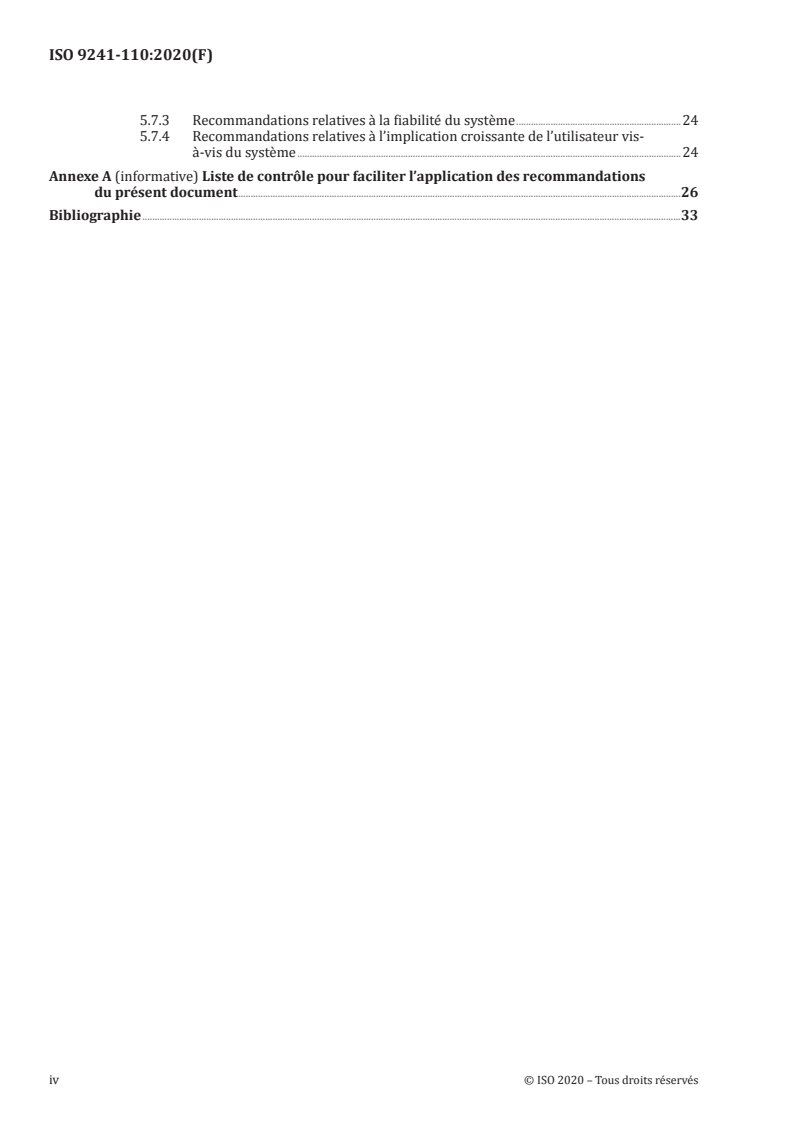 ISO 9241-110:2020 ISO 9241-110:2020 - Ergonomie de l'interaction homme-système — Partie 110: Principes d’interaction/28/2020 - Page 4 preview