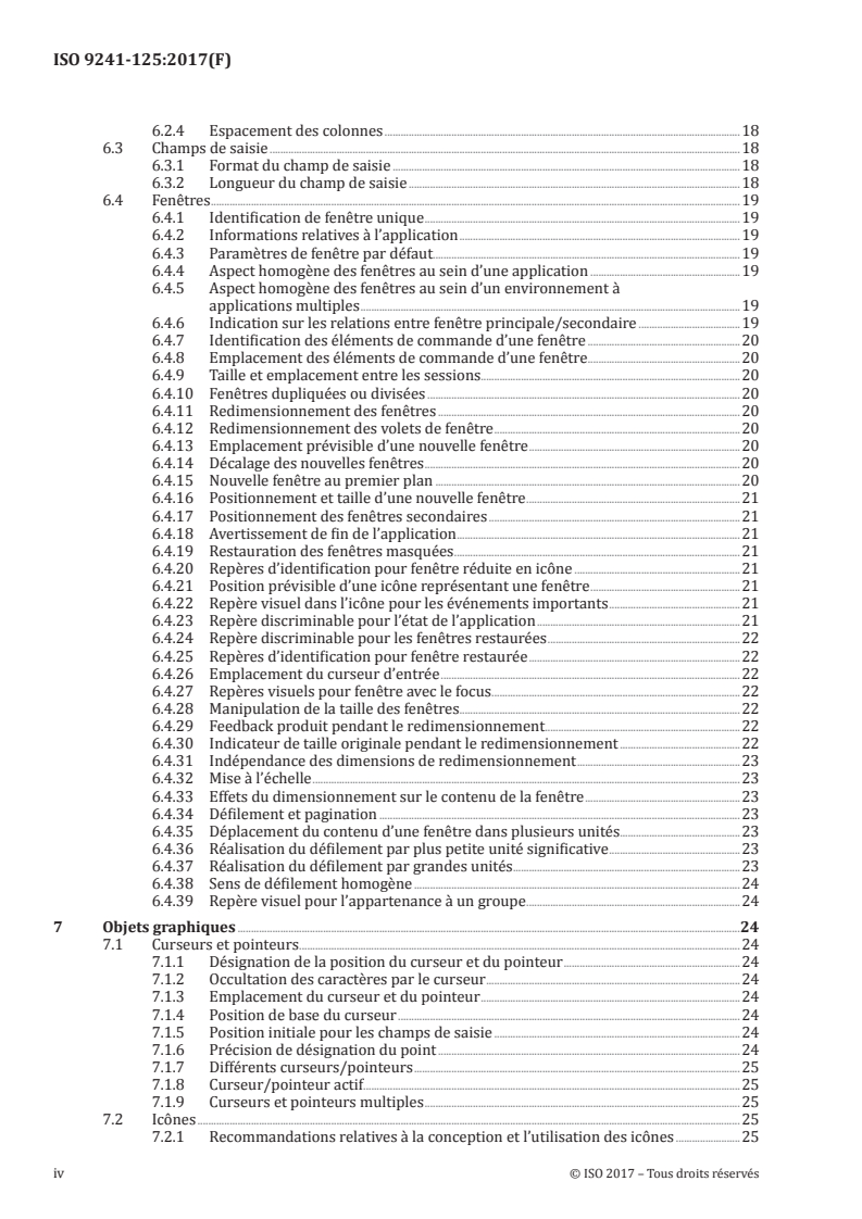 ISO 9241-125:2017 ISO 9241-125:2017 - Ergonomie de l'interaction homme-système — Partie 125: Recommandations relatives à la présentation visuelle d'informations/31/2017 - Page 4 preview