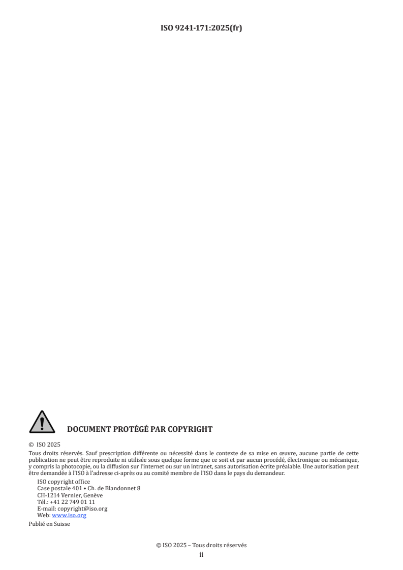 ISO 9241-171:2025 ISO 9241-171:2025 - Ergonomie de l’interaction homme-système — Partie 171: L’accessibilité aux logiciels
Released:12/5/2025