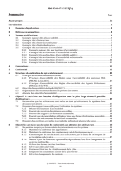 ISO 9241-171:2025 - Ergonomie de l’interaction homme-système — Partie 171: L’accessibilité aux logiciels
Released:12/5/2025 - Page 3 preview