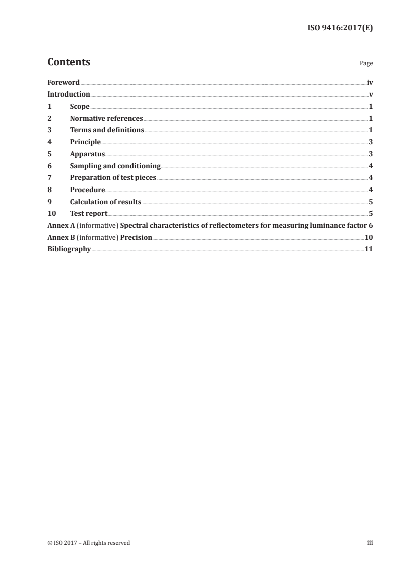 SIST ISO 9416:2018 ISO 9416:2017 - Paper — Determination of light scattering and absorption coefficients (using Kubelka-Munk theory)/17/2017 - Page 3 preview