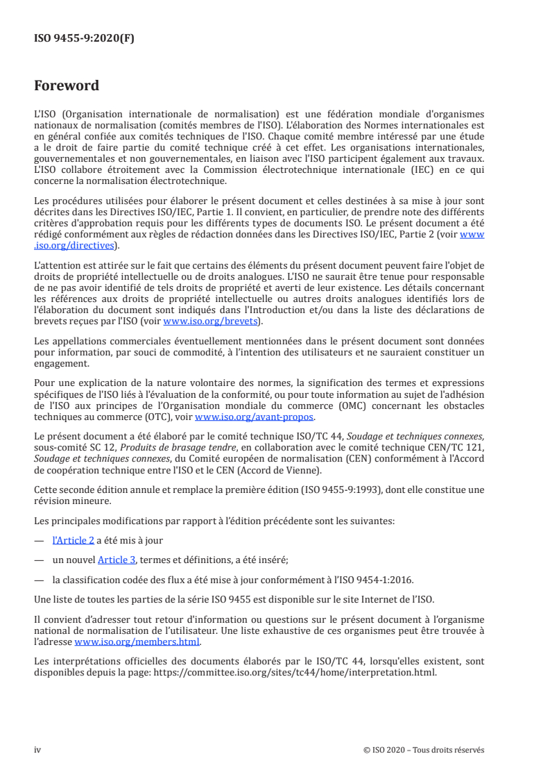 ISO 9455-9:2020 ISO 9455-9:2020 - Flux de brasage tendre — Méthodes d'essai — Partie 9: Dosage de l'ammoniac/19/2020 - Page 4 preview