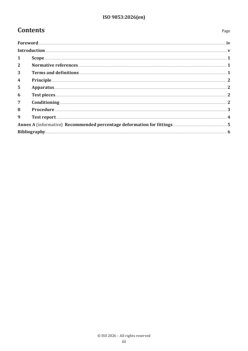 ISO 9853:2026 ISO 9853:2026 - Thermoplastics piping systems — Crushing test for moulded fittings - Page 3 preview