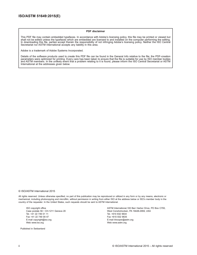 ISO/ASTM 51649:2015 ISO/ASTM 51649:2015 - Practice for dosimetry in an electron beam facility for radiation processing at energies between 300 keV and 25 MeV/17/2015 - Page 2 preview