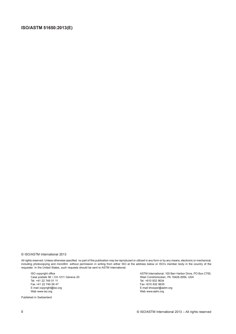 ISO/ASTM 51650:2013 ISO/ASTM 51650:2013 - Practice for use of a cellulose triacetate dosimetry system/15/2013 - Page 2 preview
