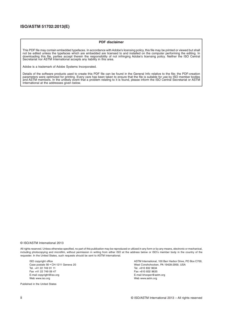 ISO/ASTM 51702:2013 ISO/ASTM 51702:2013 - Practice for dosimetry in a gamma facility for radiation processing/22/2013 - Page 2 preview