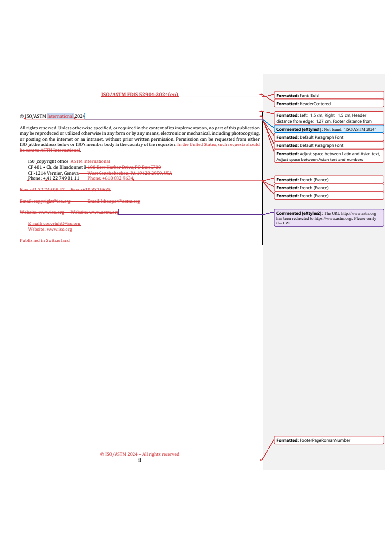 REDLINE ISO/ASTM FDIS 52904 - Additive manufacturing of metals — Process characteristics and performance — Metal powder bed fusion process to meet critical applications
Released:2. 04. 2024