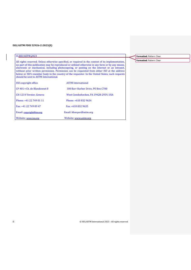 ISO/ASTM 52926-2:2023 REDLINE ISO/ASTM 52926-2 - Additive manufacturing of metals — Qualification principles — Part 2: Qualification of operators for PBF-LB
Released:28. 07. 2023