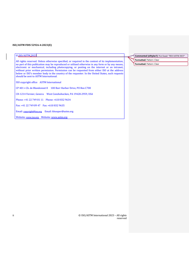 REDLINE ISO/ASTM 52926-4 - Additive manufacturing of metals — Qualification principles — Part 4: Qualification of operators for DED-LB
Released:28. 07. 2023
