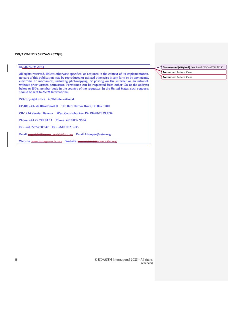REDLINE ISO/ASTM 52926-5 - Additive manufacturing of metals — Qualification principles — Part 5: Qualification of operators for DED-Arc
Released:28. 07. 2023