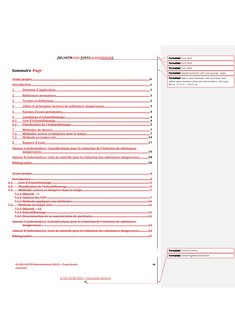 ISO/ASTM 52933:2024 REDLINE ISO/ASTM 52933:2024 - Fabrication additive — Environnement, santé et sécurité — Méthode d'essai pour les substances dangereuses émises par les imprimantes 3D de type à extrusion de matière dans les lieux non industriels
Released:10. 06. 2025 - Page 3 preview