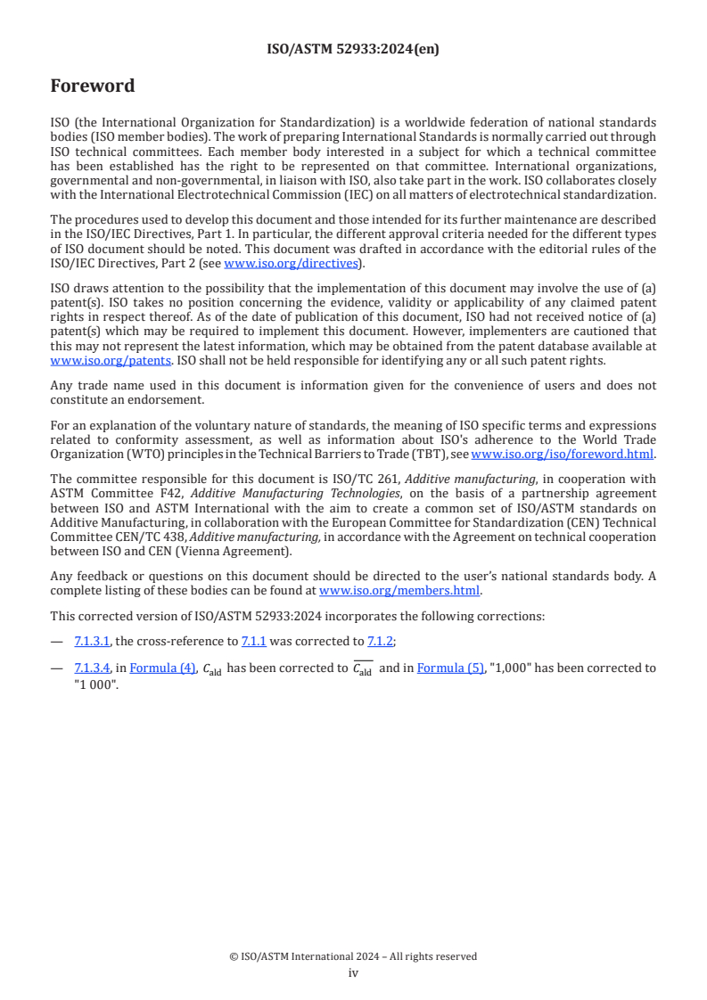 ISO/ASTM 52933:2024 ISO/ASTM 52933:2024 - Additive manufacturing — Environment, health and safety — Test method for the hazardous substances emitted from material extrusion type 3D printers in the non-industrial places
Released:10. 06. 2025 - Page 4 preview
