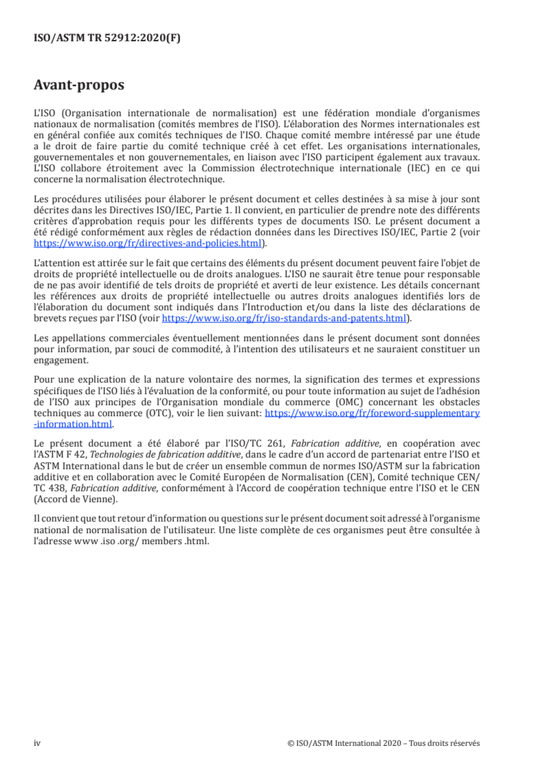 ISO/ASTM TR 52912:2020 ISO/ASTM TR 52912:2020 - Fabrication additive — Conception — Fabrication additive à gradient fonctionnel/25/2020 - Page 4 preview