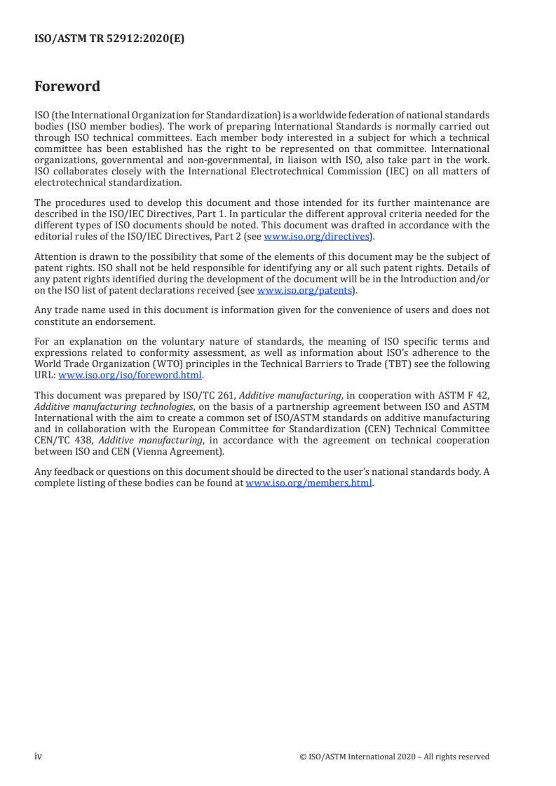 ISO/ASTM TR 52912:2020 ISO/ASTM TR 52912:2020 - Additive manufacturing — Design — Functionally graded additive manufacturing/25/2020 - Page 4 preview