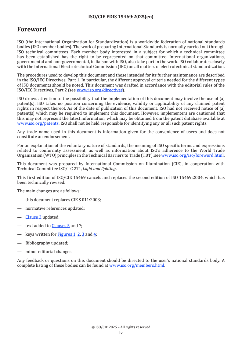 ISO/CIE 15469 ISO/CIE 15469 - Spatial distribution of daylight — CIE standard general sky/22/2025 - Page 4 preview
