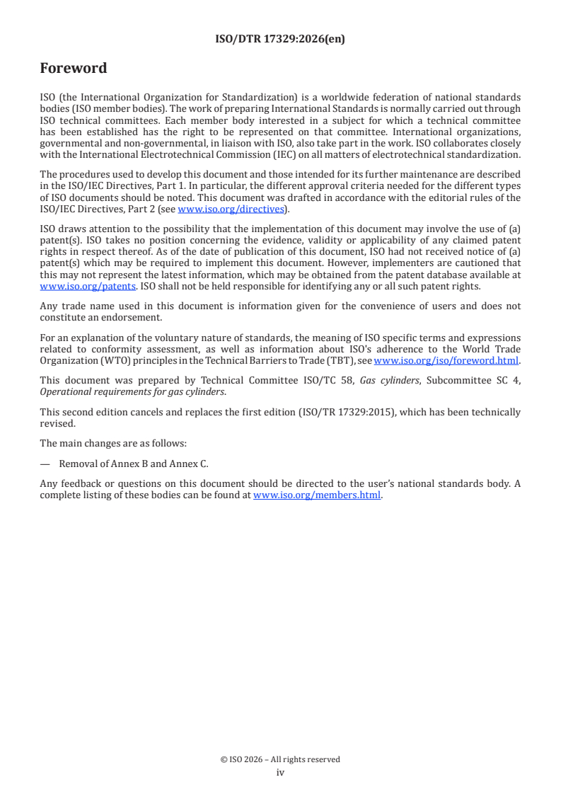 ISO/TR 17329 ISO/DTR 17329 - Gas cylinders — Identification of gas cylinder manufacturer marks and their assigned radio frequency identification (RFID) codes - Page 4 preview