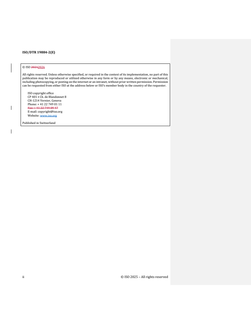 ISO/DTR 19884-2 REDLINE ISO/DTR 19884-2 - Gaseous hydrogen — Pressure vessels for stationary storage — Part 2: Material test data of class A materials (steels and aluminum alloys) compatible to hydrogen service - Page 2 preview