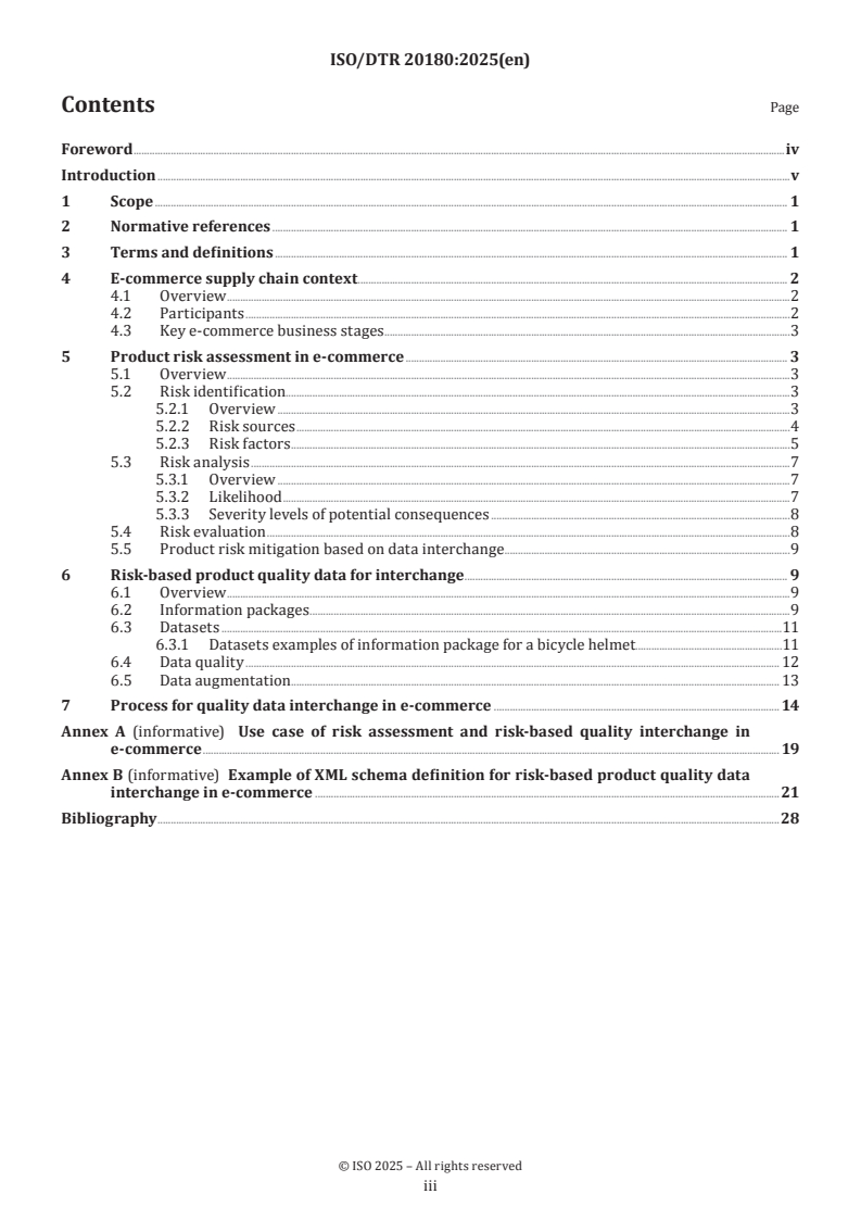 ISO/DTR 20180 ISO/DTR 20180 - Risk-based product quality data interchange in e-commerce
Released:16. 12. 2025 - Page 3 preview