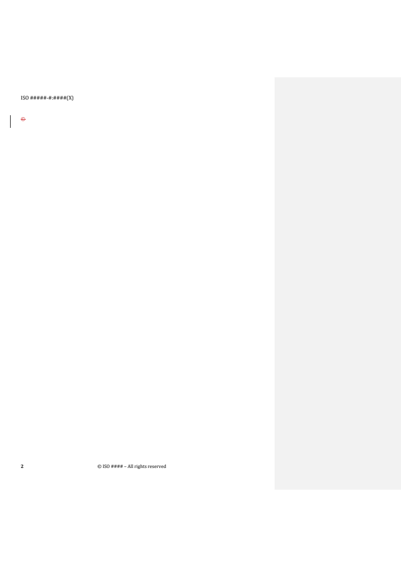 ISO/DTR 24488 REDLINE ISO/DTR 24488 - Road tunnel fire safety — Overview of regulatory frameworks and research - Page 2 preview