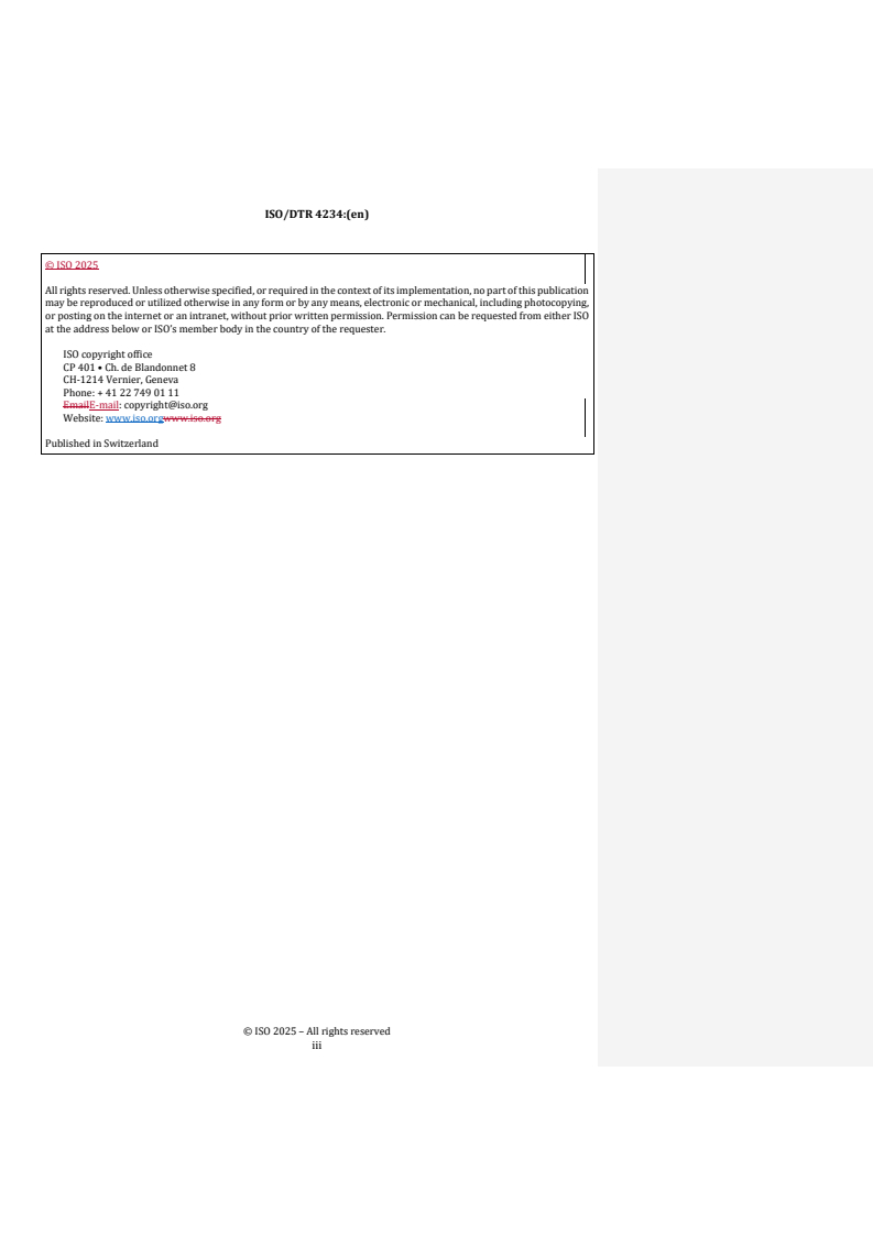 ISO/DTR 4234 REDLINE ISO/DTR 4234 - Non-active surgical implants — Implant coating — Best practices for coating system assessment
Released:21. 11. 2025 - Page 3 preview