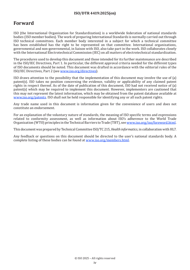 ISO/TR 4419 ISO/DTR 4419 - Health informatics — Pathways for human-computer interaction in electronic health information record systems to reduce clinician burden
Released:31. 07. 2025 - Page 4 preview
