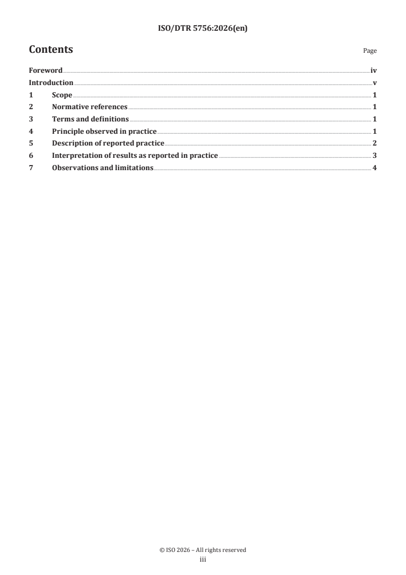 ISO/TR 5756 ISO/DTR 5756 - Petroleum and related products, fuels and lubricants from natural or synthetic sources — Overview of volumetric practices for estimating hydrocarbon and ethanol content in fuel ethanol and gasoline blends - Page 3 preview